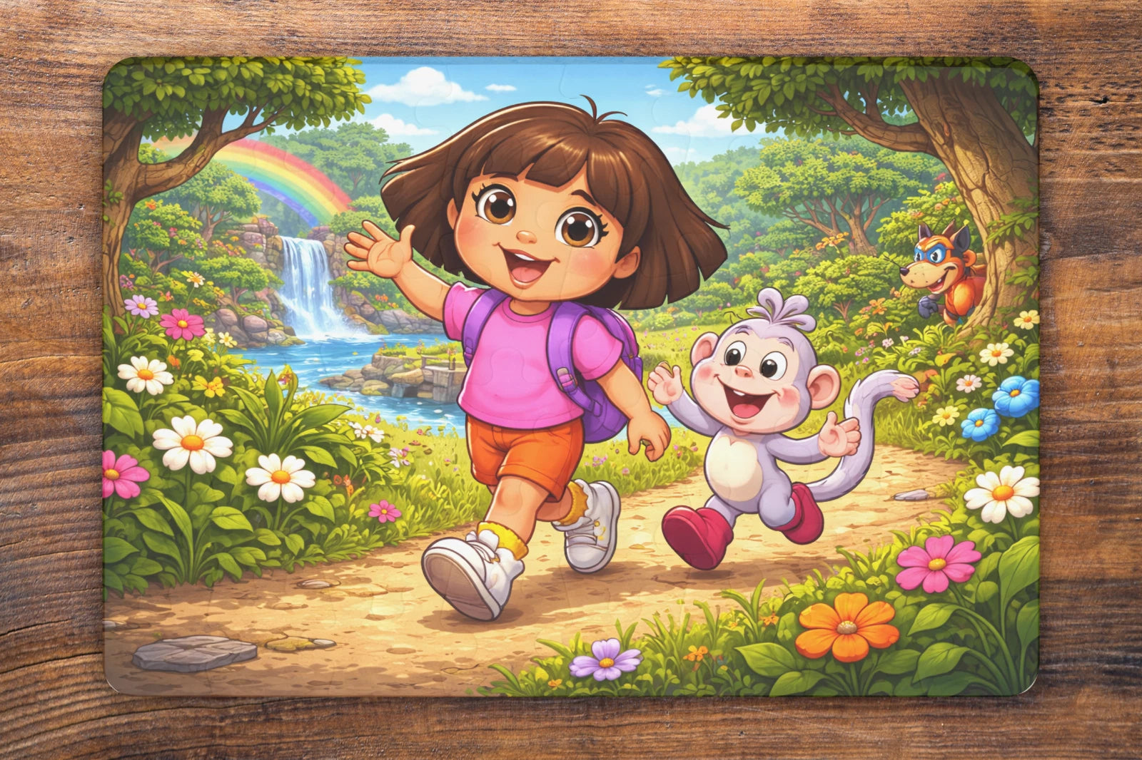 7.5 x 5.1 Inches Dora the Explorer & Boots - 48-Piece Mini Art Puzzle Gift