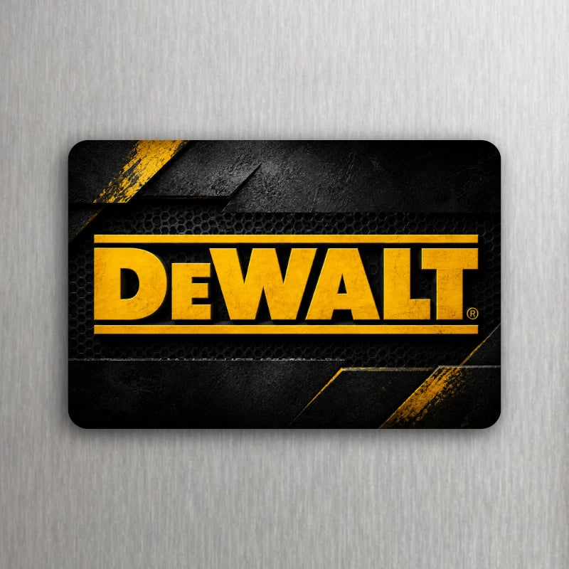 3 x 2 DeWALT Industrial Toolbox Style Magnet Magnets - Choose Your Design