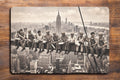 7.5 x 5.1 Inches Lunch atop a Skyscraper - Unknown, 1 48-Piece Mini Art Puzzle