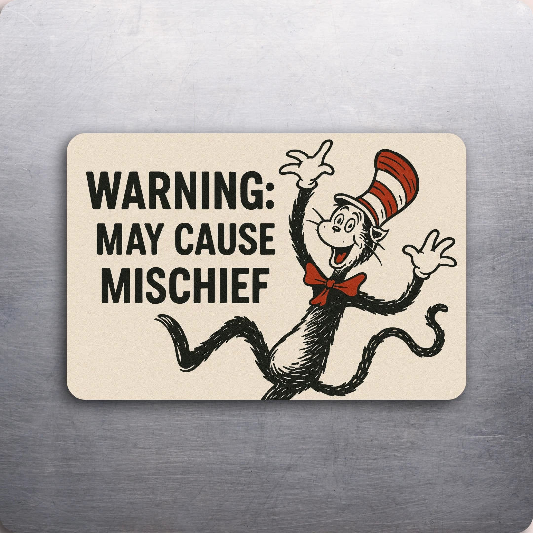 3x2 Vintage Dr. Seuss The Cat in the Hat Funny Fridge Refrigerator Magnet