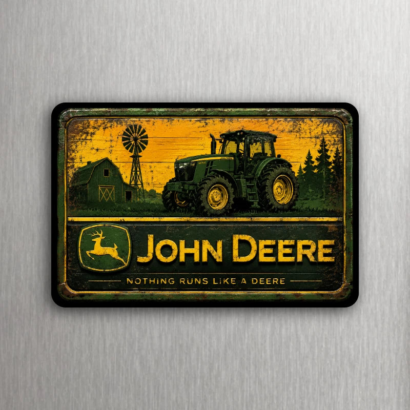 John Deere Farm & Tractor Industrial Magnets 3x2 – Choose Your Design