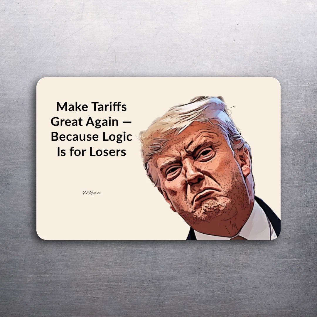 3x2 ANTI TRUMP TARIFFS LOSERS Political Fridge Refrigerator Magnet (D.Romeo)