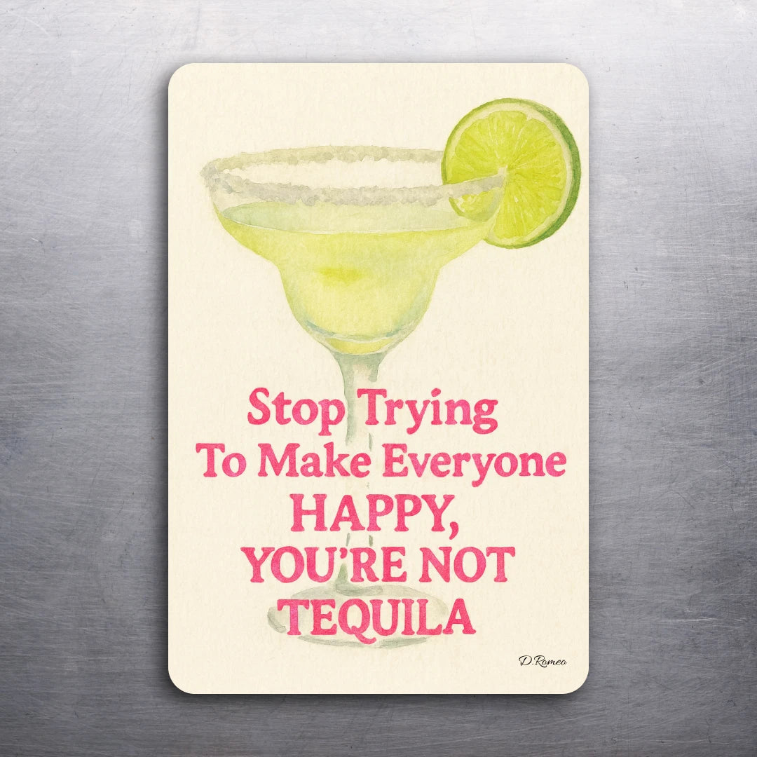 3x2 Super Funny TEQUILA Fridge Refrigerator Car Magnet (D.Romeo)
