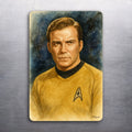 3x 2 Star Trek James T. Kirk Fridge Refrigerator Race Car Magnet (D.Romeo)