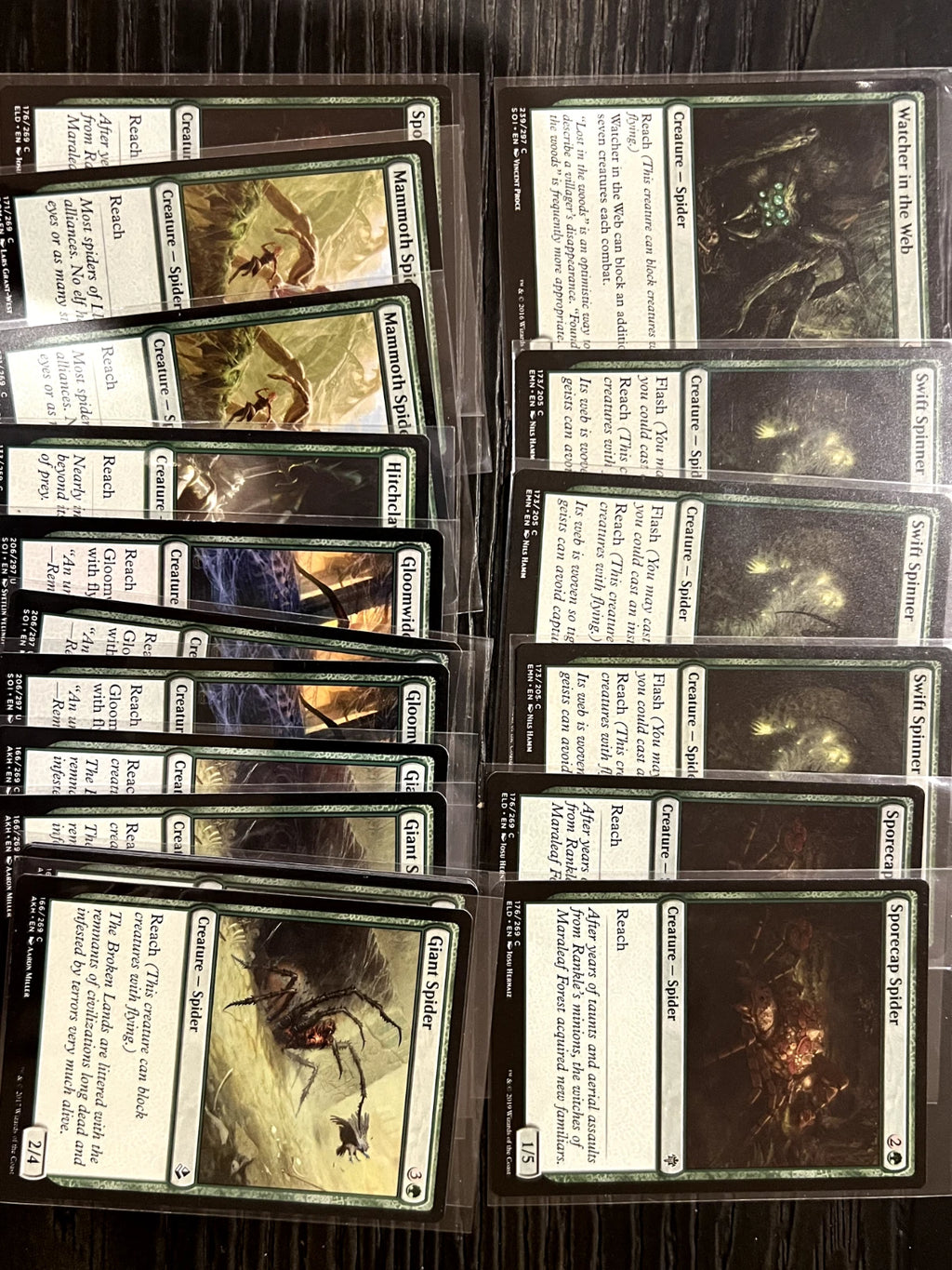 Commander Deck Builder (Spider Spiders) Magic The Gathering MTG Singles