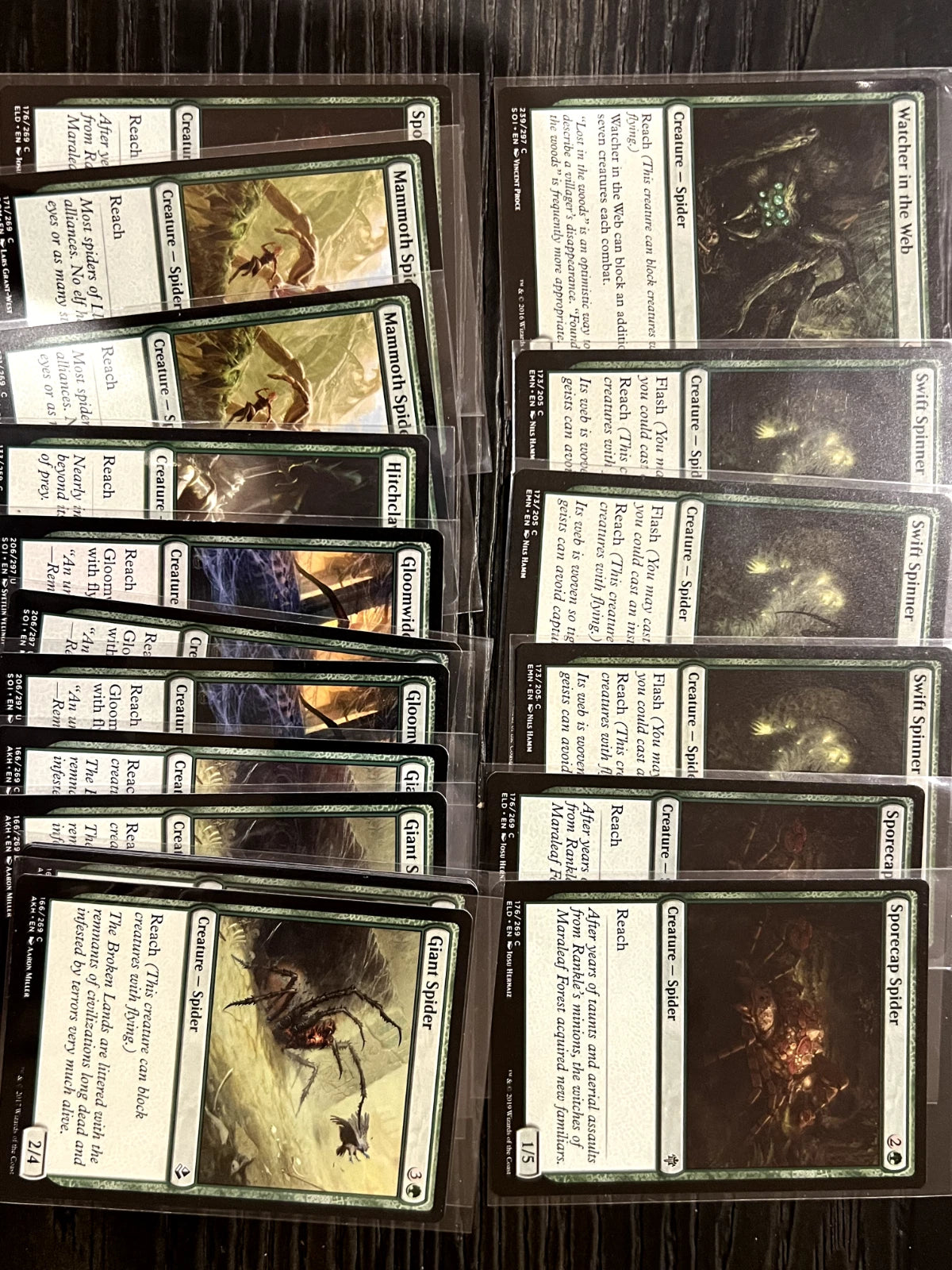 Commander Deck Builder (Spider Spiders) Magic The Gathering MTG Singles