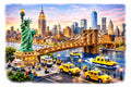 New York Style Puzzle 120 Pieces | NYC Skyline Statue of Liberty