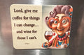 3x2 Funny Wine Drinking Church Lady Meme Fridge Refrigerator Magnet (D.Romeo)