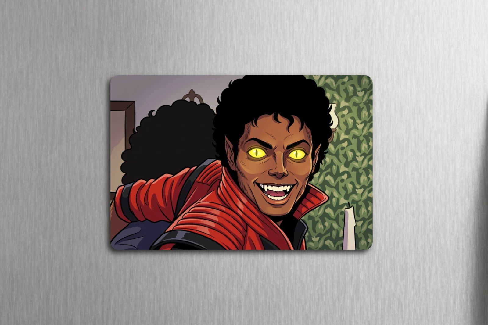 3x2 Vintage 80's Michael Jackson Thriller MTV Music Video Fridge Magnet