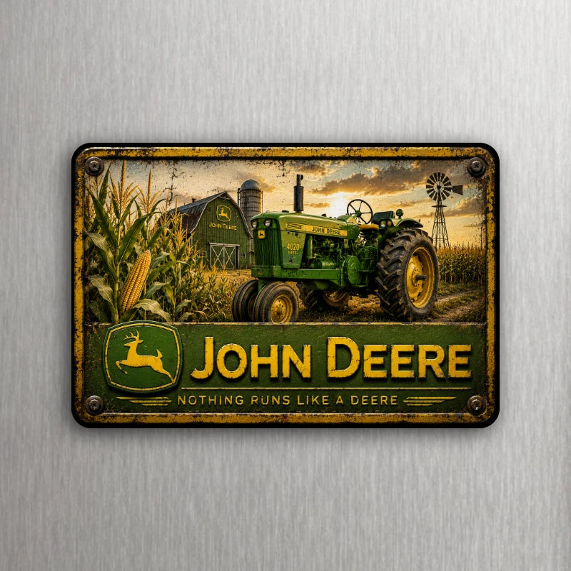 John Deere Farm & Tractor Industrial Magnets 3x2 – Choose Your Design