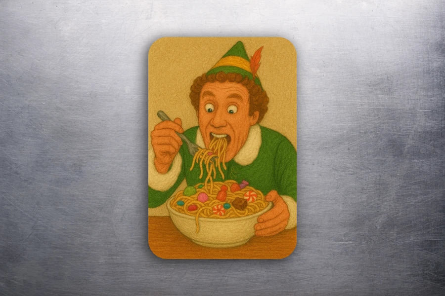 3x 2 Vintage Buddy the Elf Will Ferrell Christmas Fridge Refrigerator Magnet