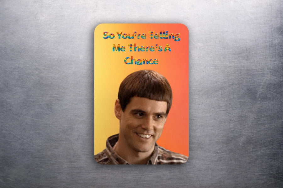 3x2 Vintage Movie Dumb and Dumber Lloyd Jim Carrey Fridge Refrigerator Magnet