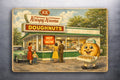 3x 2 Vintage Style Krispy Kreme Doughnut FASTFOOD Art Fridge Refrigerator Magnet