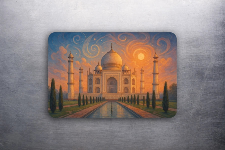 3x2 Taj Mahal in India Spiritual Fridge Wonders World Refrigerator Magnet