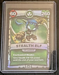 Stealth Elf SILVER FOIL Battlecast Skylanders CCG Card (Skylander)