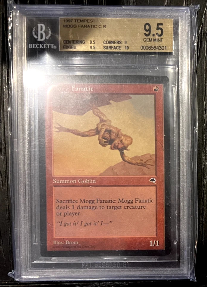 1997 BGS 9.5 Tempest Mogg Fanatic w/10 surface