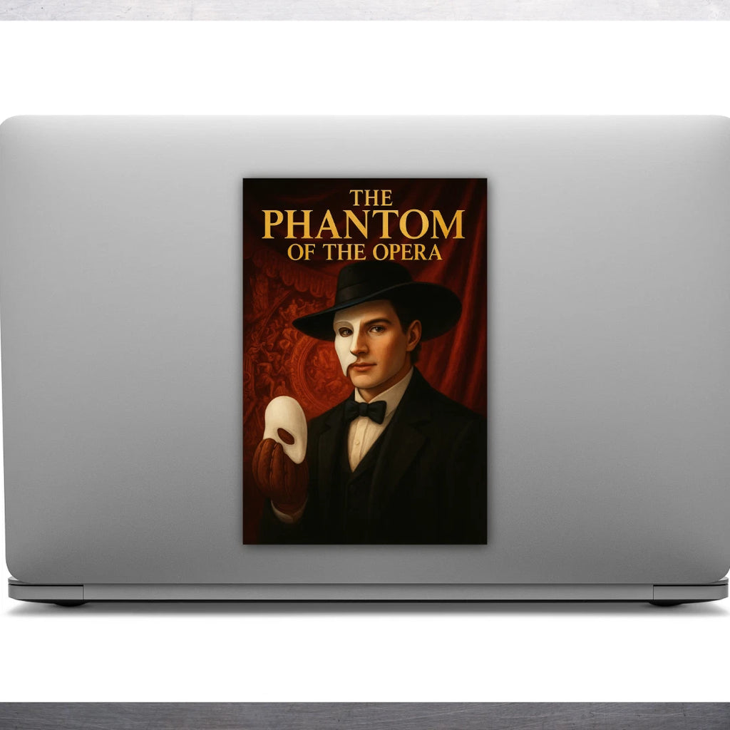 6"x 4" The Phantom of The Opera GLOSSY Cartoon Art Sticker Stickers - Group of 2