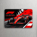 3x 2 Scuderia Ferrari Formula F1 Fridge Charles Leclerc Race Car Art Magnet