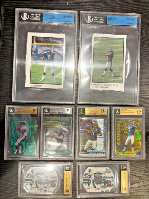1/1 BGS 9.5 Ultimate & 1999 Gold Finest Refractor Donovan McNabb RC Collection