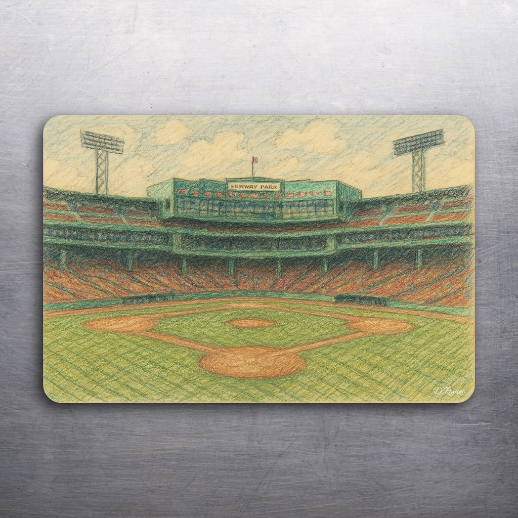 3 x 2 BOSTON FENWAY PARK ART RENDERINGS Fridge D.Romeo Magnets - Choose