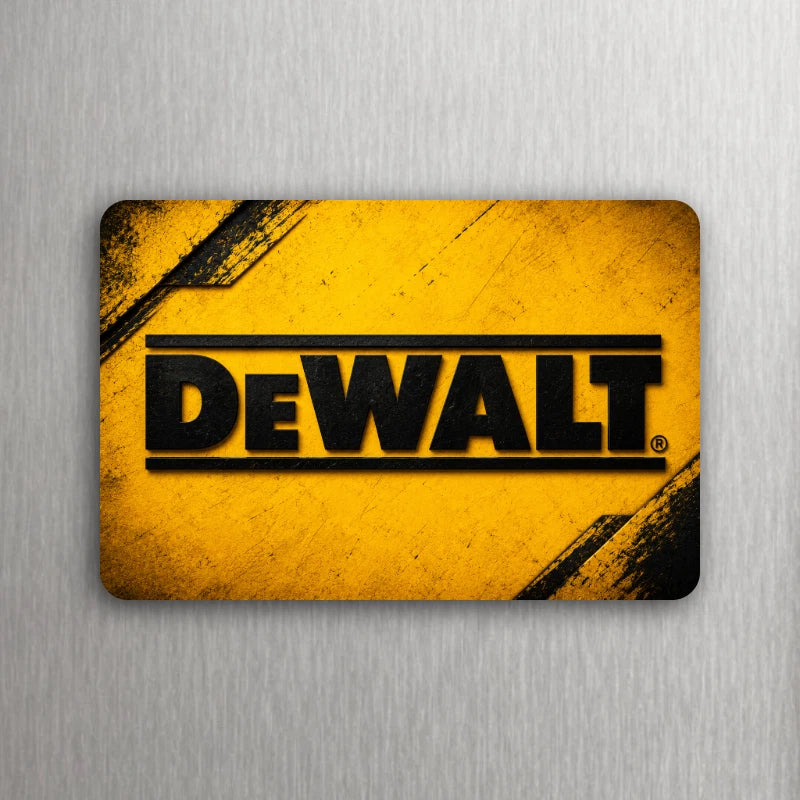 3 x 2 DeWALT Industrial Toolbox Style Magnet Magnets - Choose Your Design