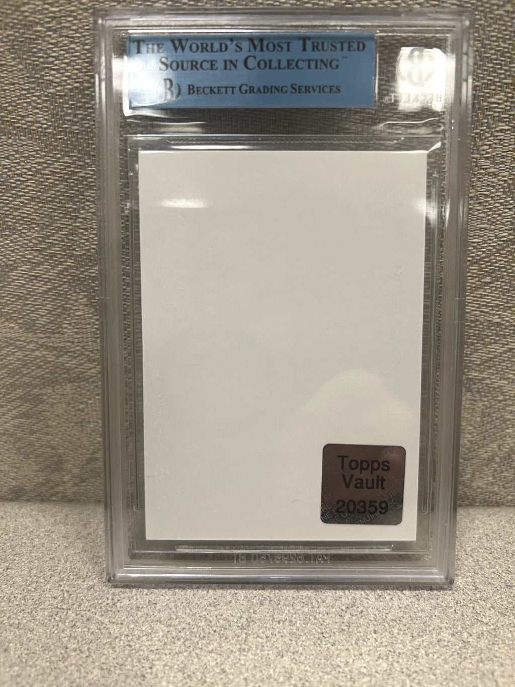 1/1 BGS 1987 Topps Toys R Us Vault FINAL NEGATIVE Kevin Mitchell RC -Rookie Card