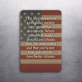2x3 Charlie Kirk Famous Quote American Flag Political Fridge Refrigerator Magnet