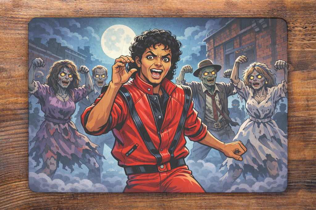 7.5x5.1 Inches Michael Jackson Thriller Zombie Dance - 48-Piece Mini Art Puzzle