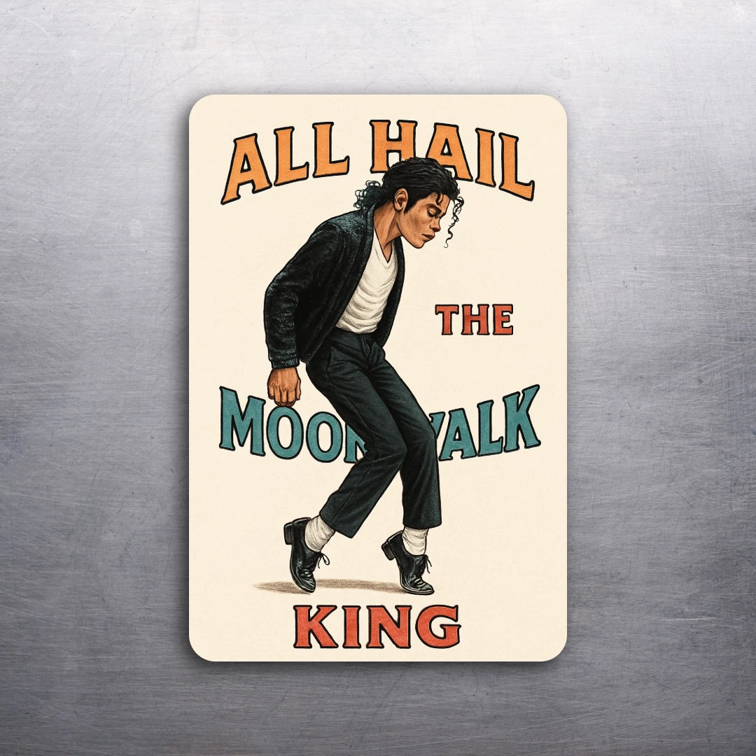 3x 2 Vintage 80's Michael Jackson Moonwalk Music Art Fridge Refrigerator Magnet