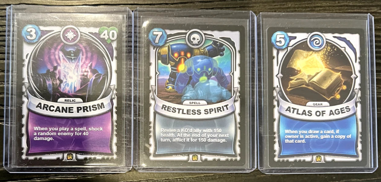 Restless Spirit Battlecast Skylanders CCG Card (Rarity - Ultimate)