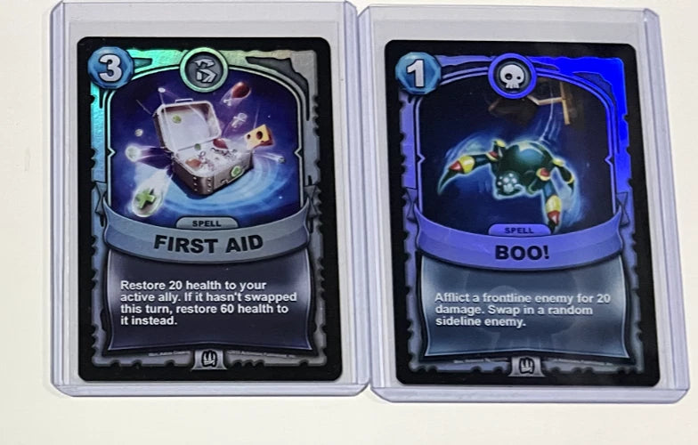 First Aid SILVER FOIL Battlecast Skylanders CCG Card