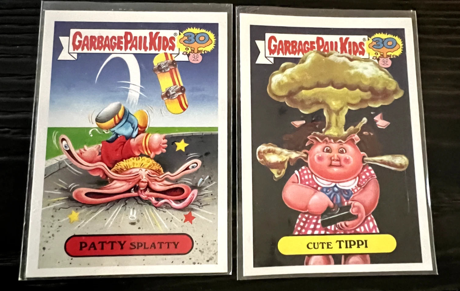 2015 Garbage Pail Kids 30th Anniversary 4a Cute TIPPI AB Don't Push Button