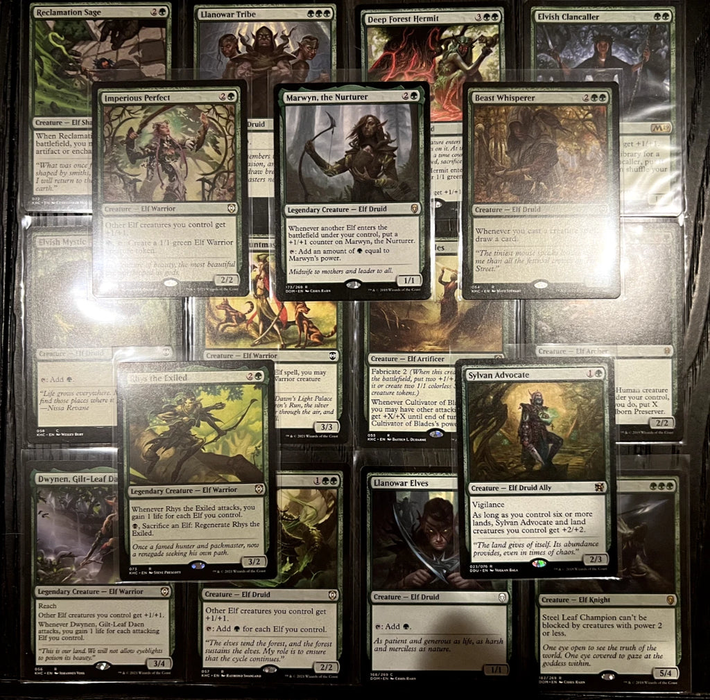 Commander Deck Builder (Green Elf Elves) Magic The Gathering MTG Singles