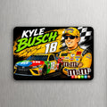 3x 2 Kyle Busch 18 Fridge M&M’s Toyota for Joe Gibbs Racing Car Art Magnet