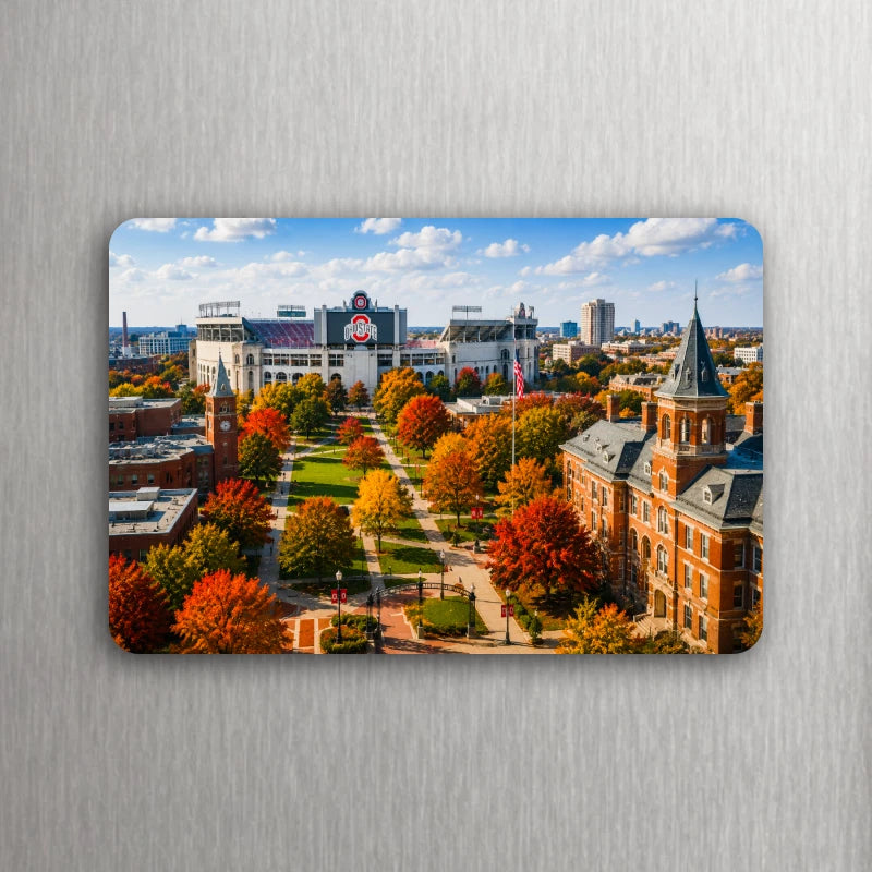 3x2 Sports OSU Ohio State Buckeyes Stadium CAMPUS Fridge Refrigerator Magnet