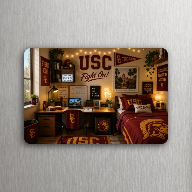 USC Magnet 3x2 | University of Southern California Fridge Magnet - Choose Style