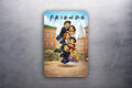 3x 2 Vintage 90's Friends Cast TV Show Central Perk Fridge Refrigerator Magnet