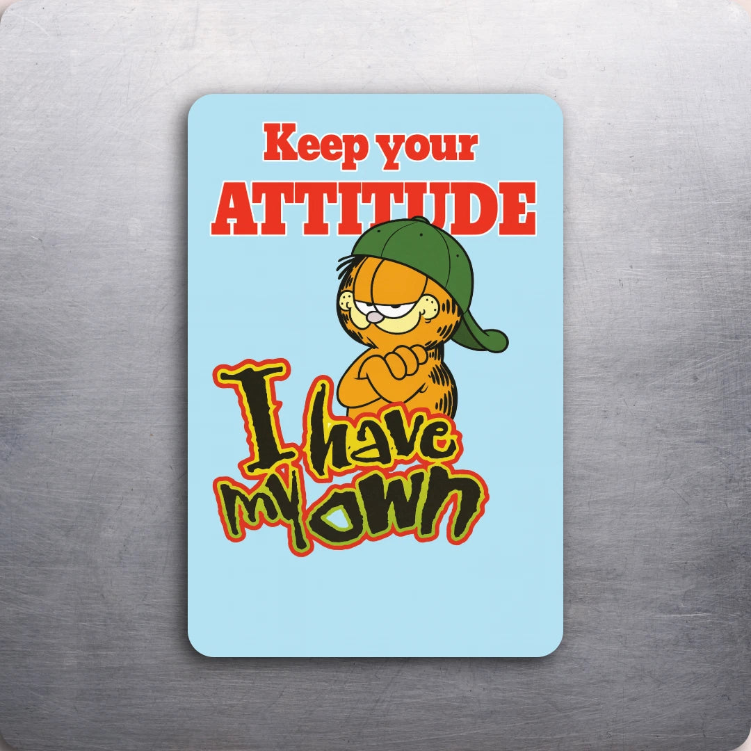 3x 2 Vintage Skating Garfield the Cat Comic Cartoon Fridge Refrigerator Magnet