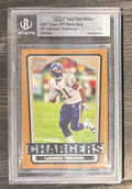 BGS LaDainian Tomlinson Topps Vault Proof Edition DPP #8 Blank Back COA #'d 1/1