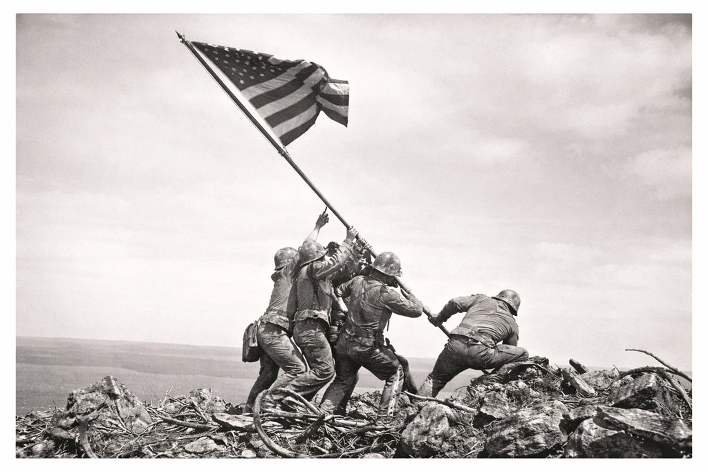 Iwo Jima Flag Raising Historical Puzzle – Joe Rosenthal 1945, 120 Pieces