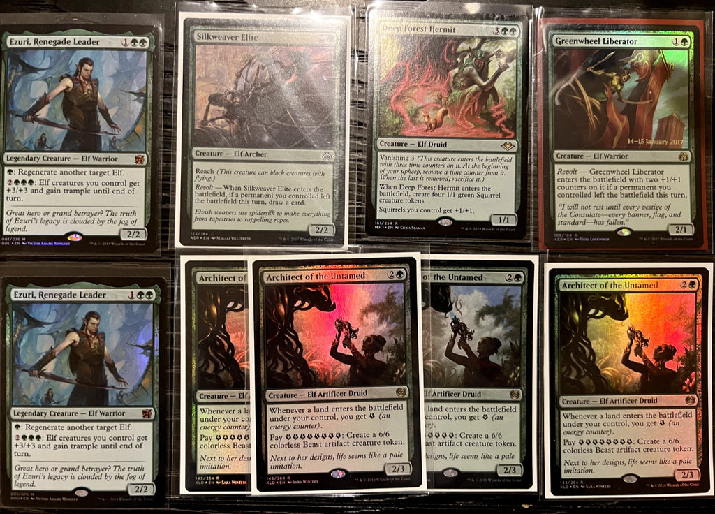 Commander Deck Builder (Green Elf Elves) Magic The Gathering MTG Singles