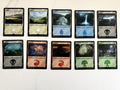 2023 Lord of the Ring Basic Lands FOIL Set (10 unique cards) #262 - #271 LTR
