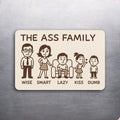 3x2 The Ass Family Photo Funny Cartoon Art Fridge Refrigerator Magnet (D.Romeo)