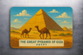 3x2 The Great Pyramid of Giza Egypt Art Fridge Wonders World Refrigerator Magnet