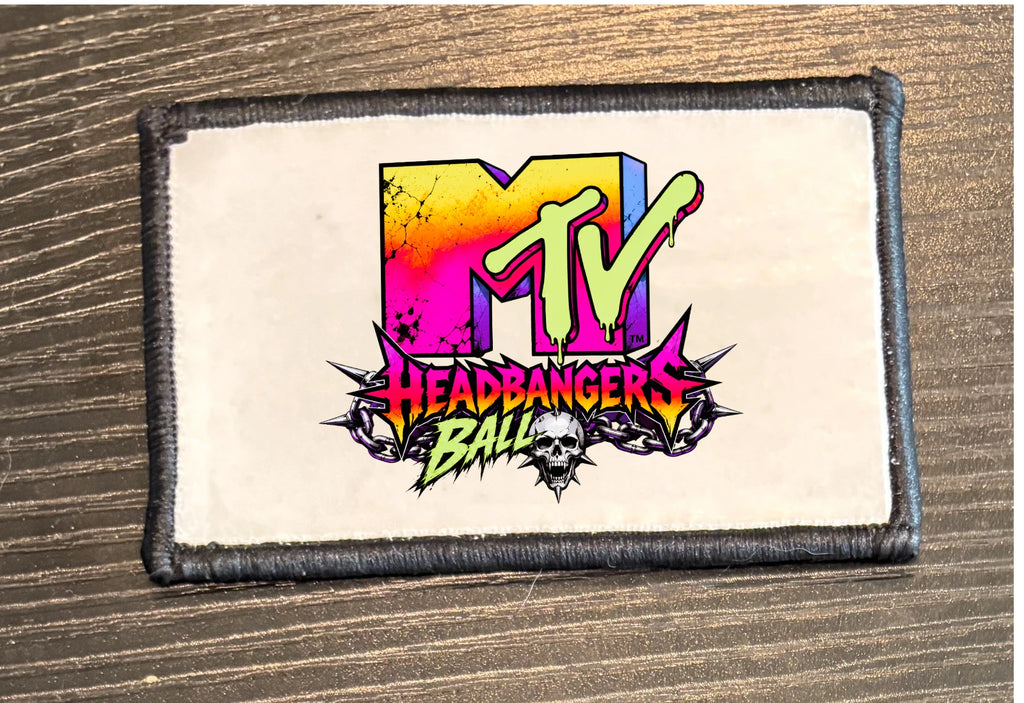Retro Music MTV Iron On Patch | Vintage Style Patch 80s & 90s Inspired | Jacket