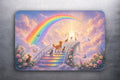 3x2 Rainbow Bridge Animal Heaven Spiritual Cat Art Fridge Refrigerator Magnet