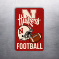 3x2 Sports Nebraska Huskers Fridge Refrigerator Magnet Football (D.Romeo)