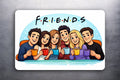3x 2 Vintage 90's Friends Cast TV Show Central Perk Fridge Refrigerator Magnet