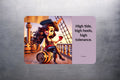 3x2 Funny Wine Drinking Pirate Lady Meme Fridge Refrigerator Magnet (D.Romeo)