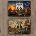 10" x 7" Metal Sign Aluminum Route 66 - Vintage & Modern Americana Choose